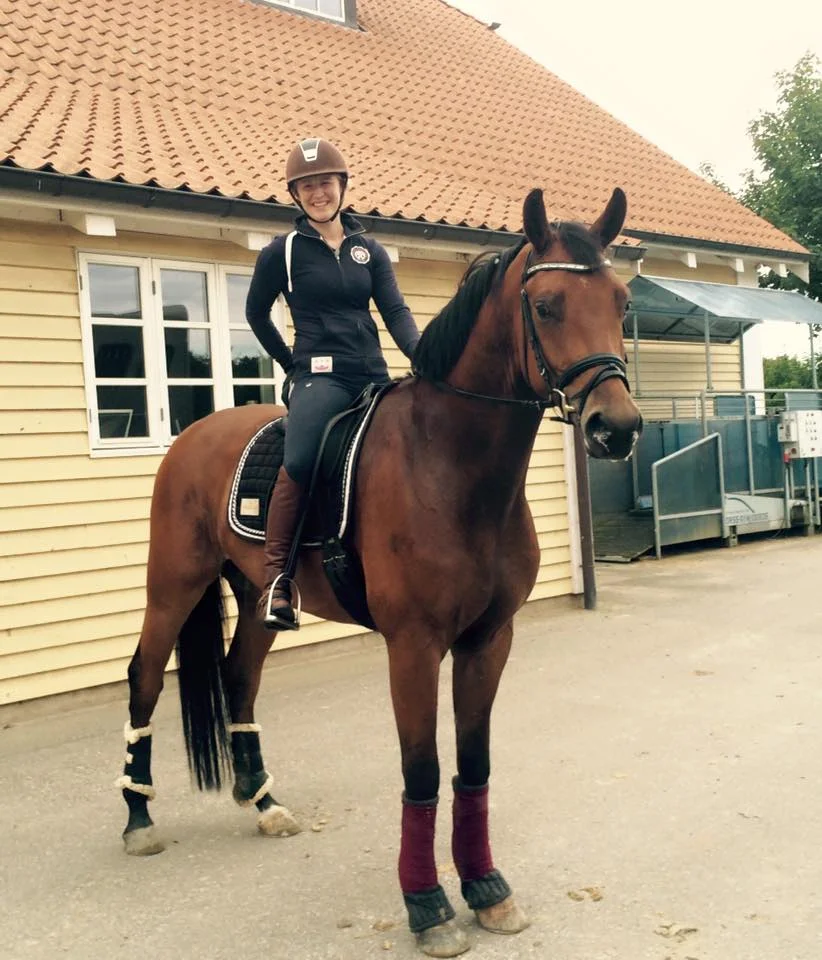 Helene Melsen og Egebjerggårds Dutchmann (privat foto)