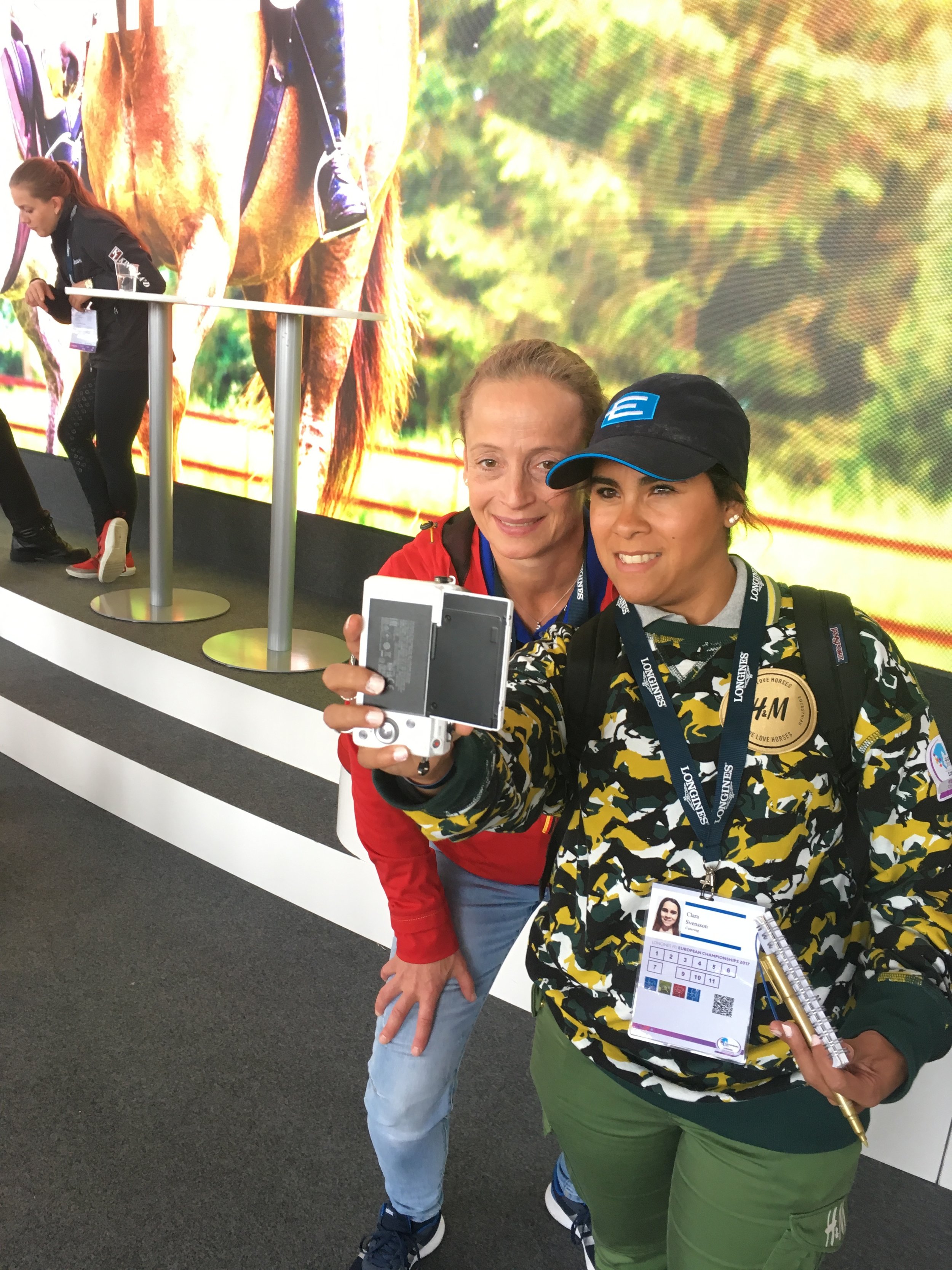 Selfie time with Isabell Werth