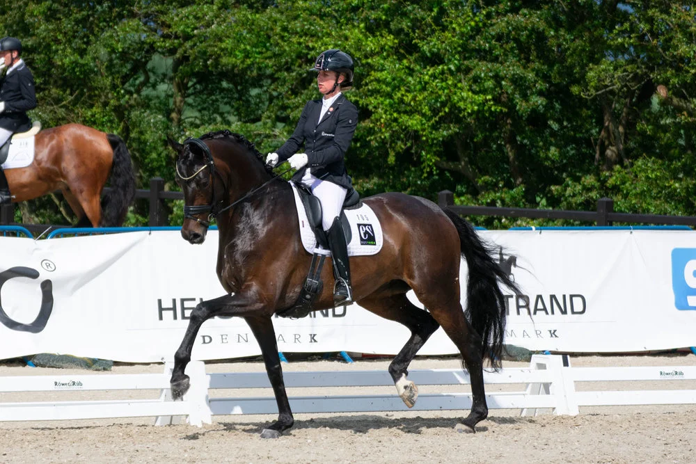 Dagens nr. 2 i 6 års finalen slået med blot 0,20% - Atterupgaards Delorean og Selina Solberg Vittinghus - photo credit: Mia Bach