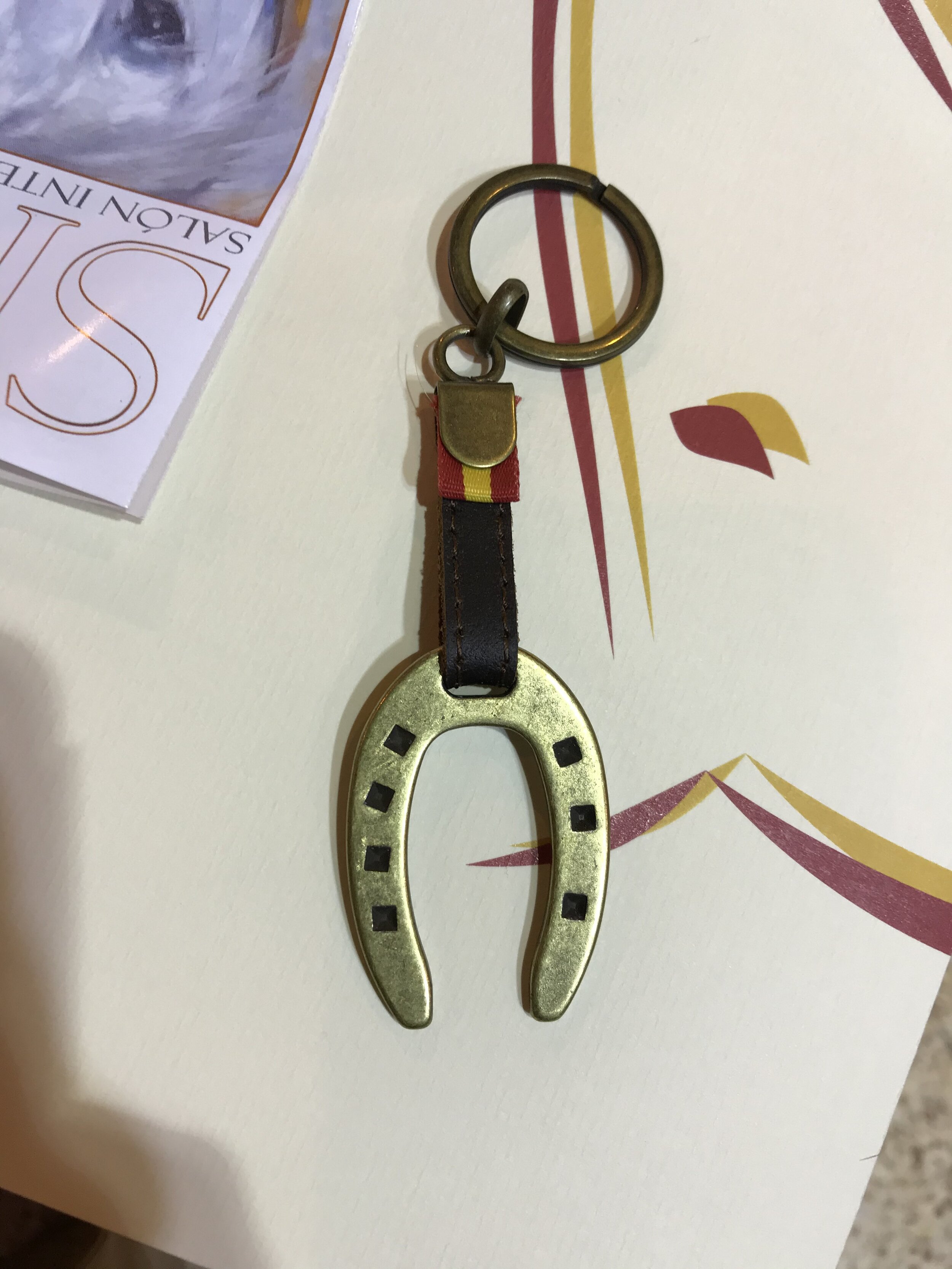 Key ring with a twist of Spain 