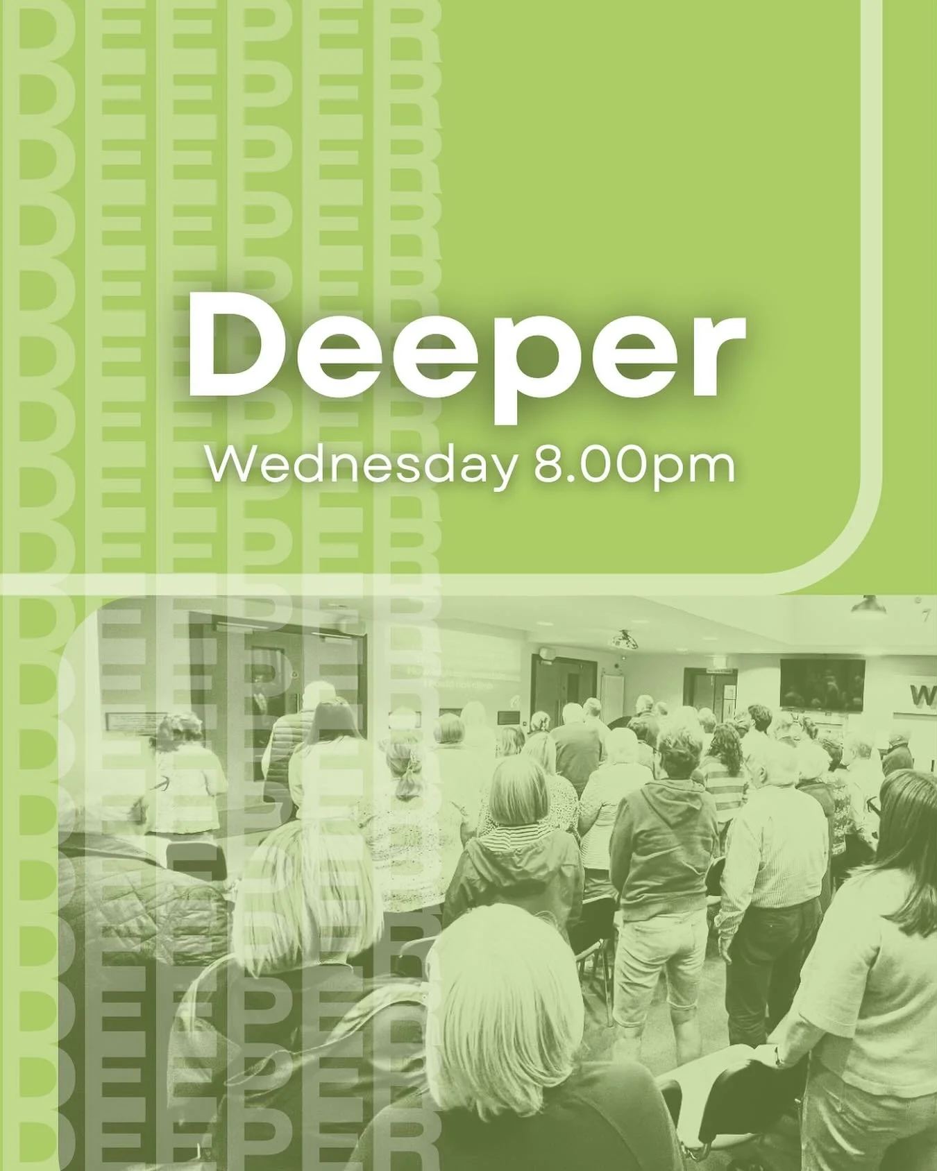 Deeper continues tonight at 8.00pm. 

All welcome as Tony Farquhar tells us about his recent mission trips.