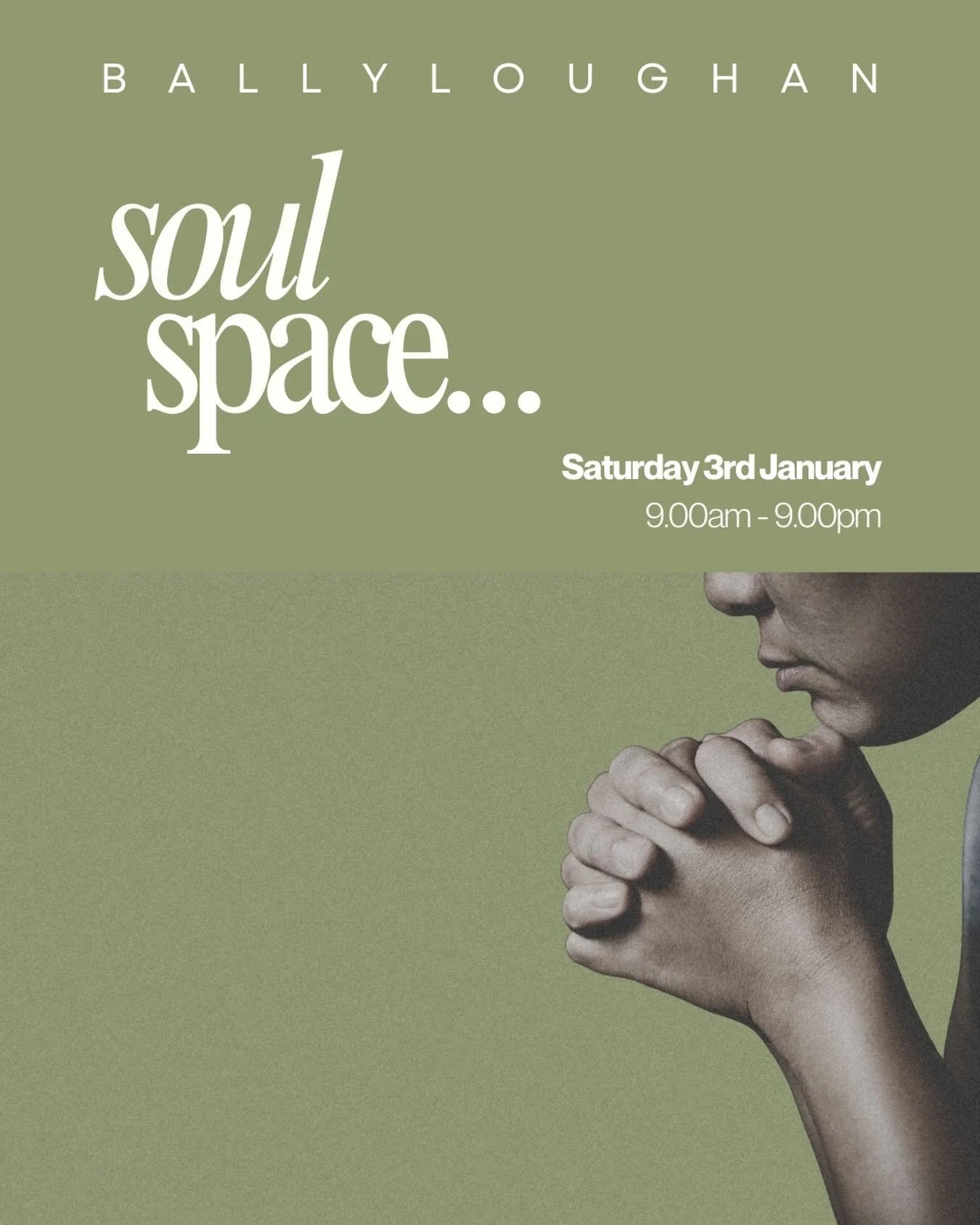 On Saturday 3rd January the main church building will be open from 9.00am - 9.00pm simply as an opportunity for you to pop in and spend as much time as you want in some quietness and prayer - a little soul space after a hectic few days. 
A great oppo