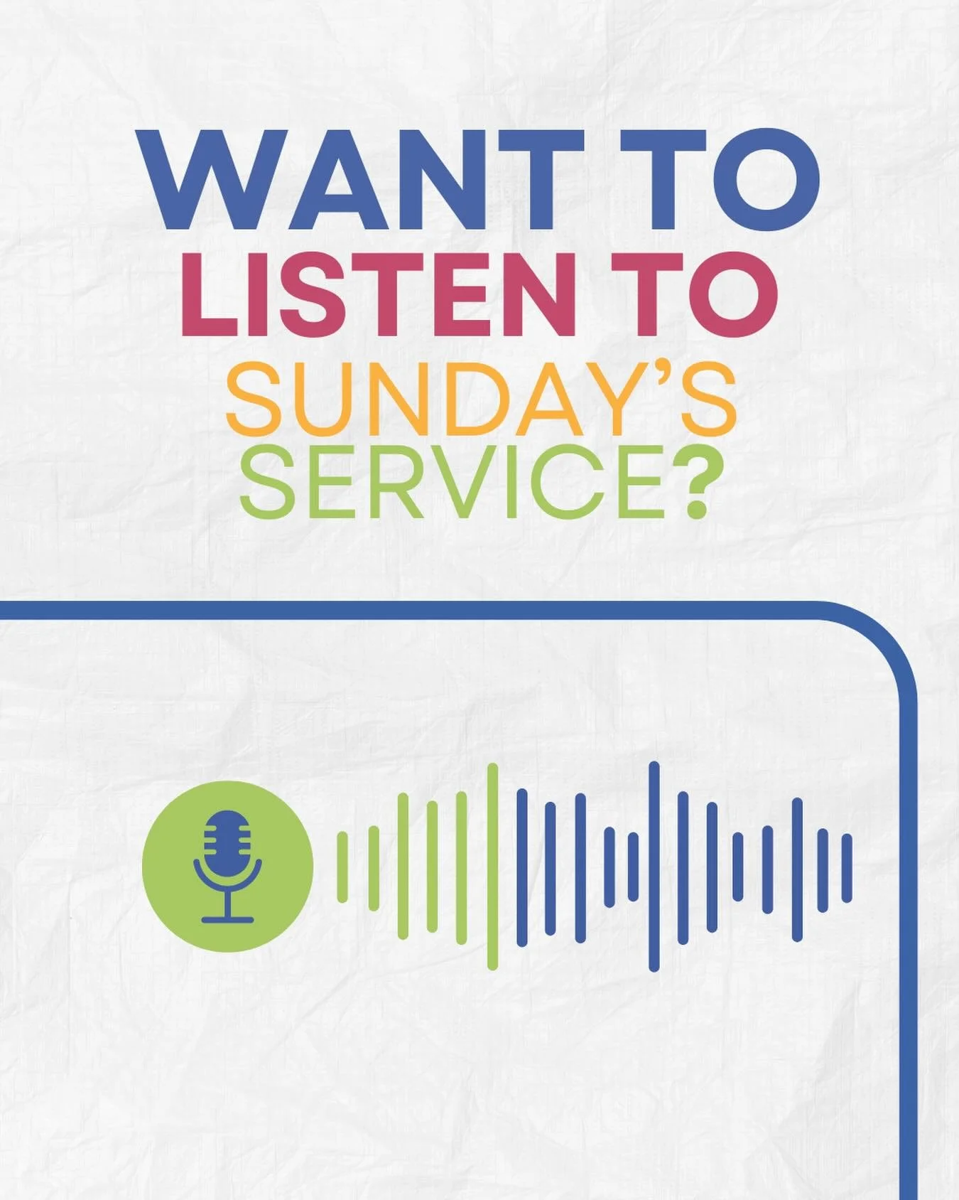 Catch up on our services via podcast!

Click the link in our profile for all our services.