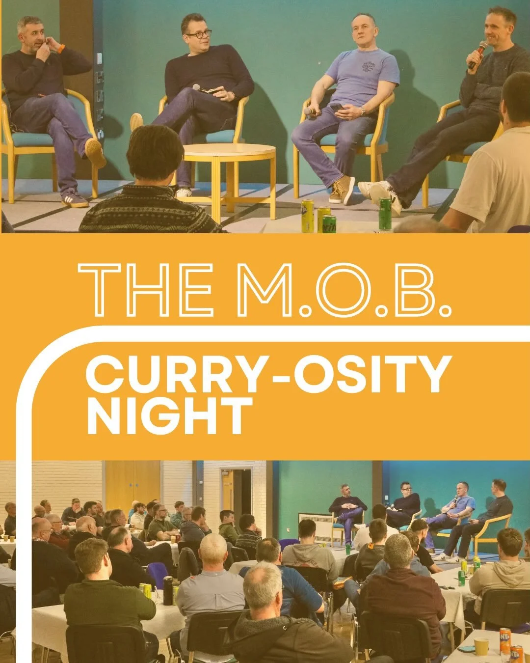 The M.O.B. enjoyed curries and interviews with some on our Ballyloughan members recently at their Curry-osity night!
