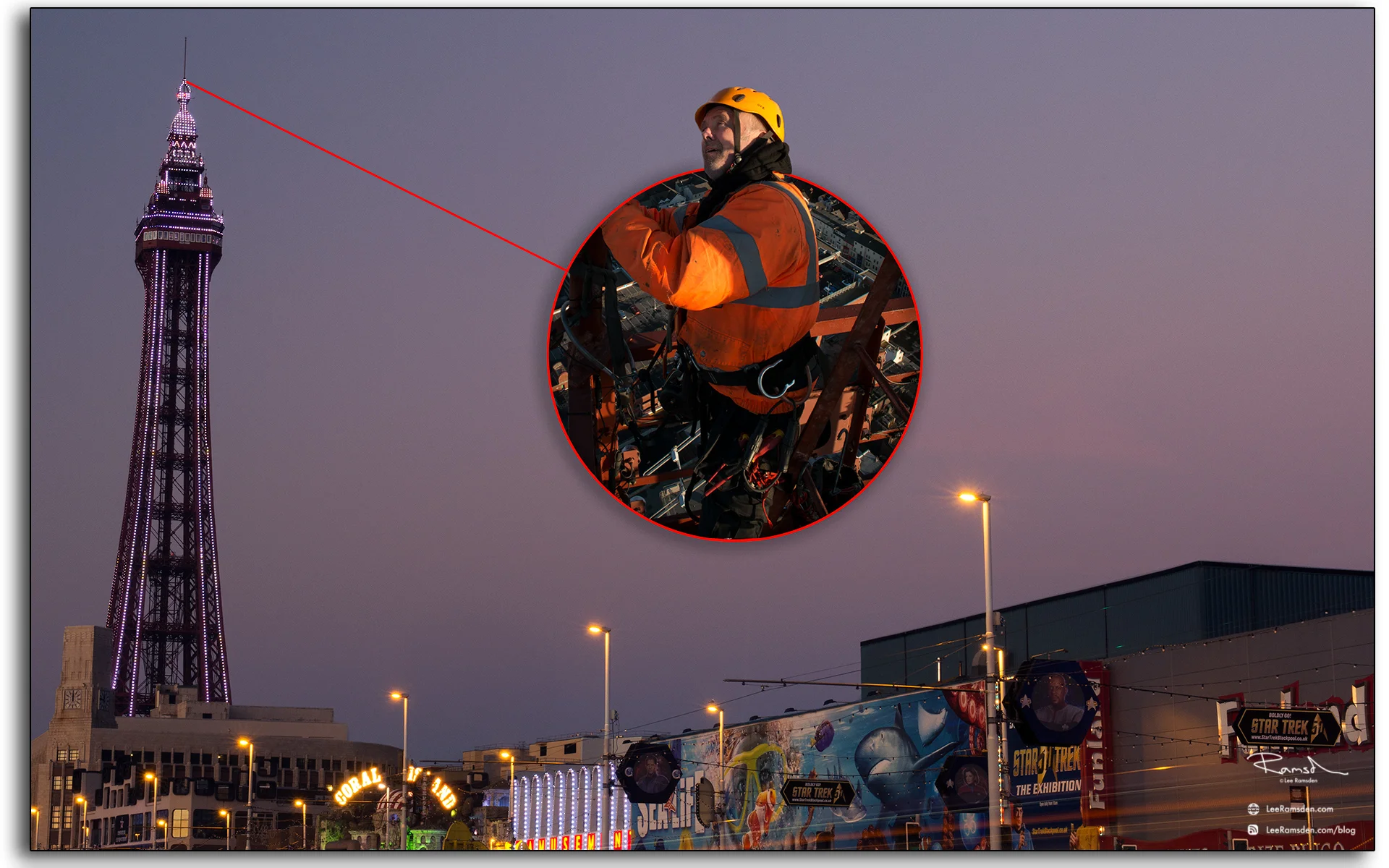 Top of Blackpool Tower. — Lee Ramsden
