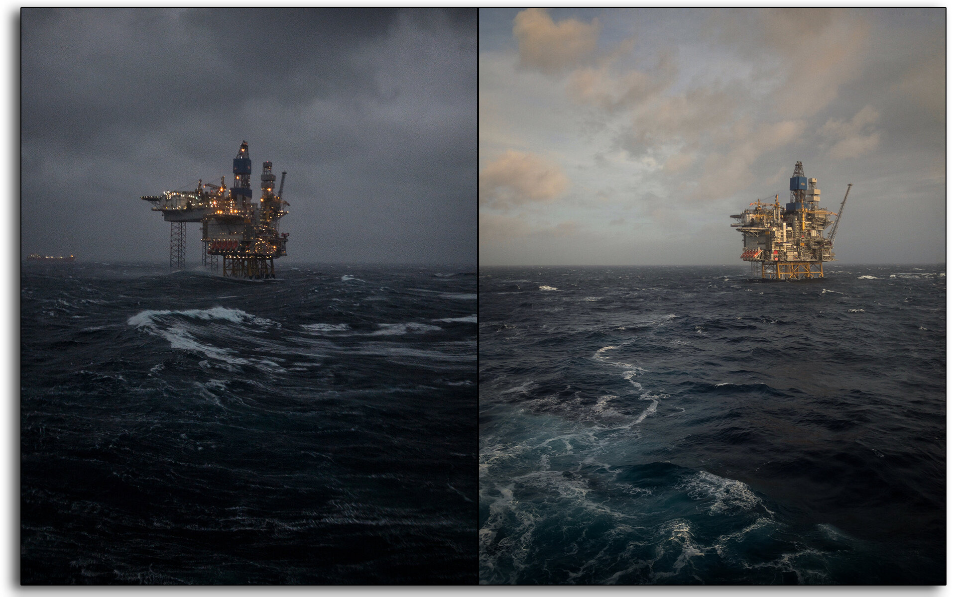 Stormy weather, rough seas, Oil and gas, oil rig, Scotland, industry, industrial, Mariner, workers, construction, equinor, mariner, oil rig.jpg