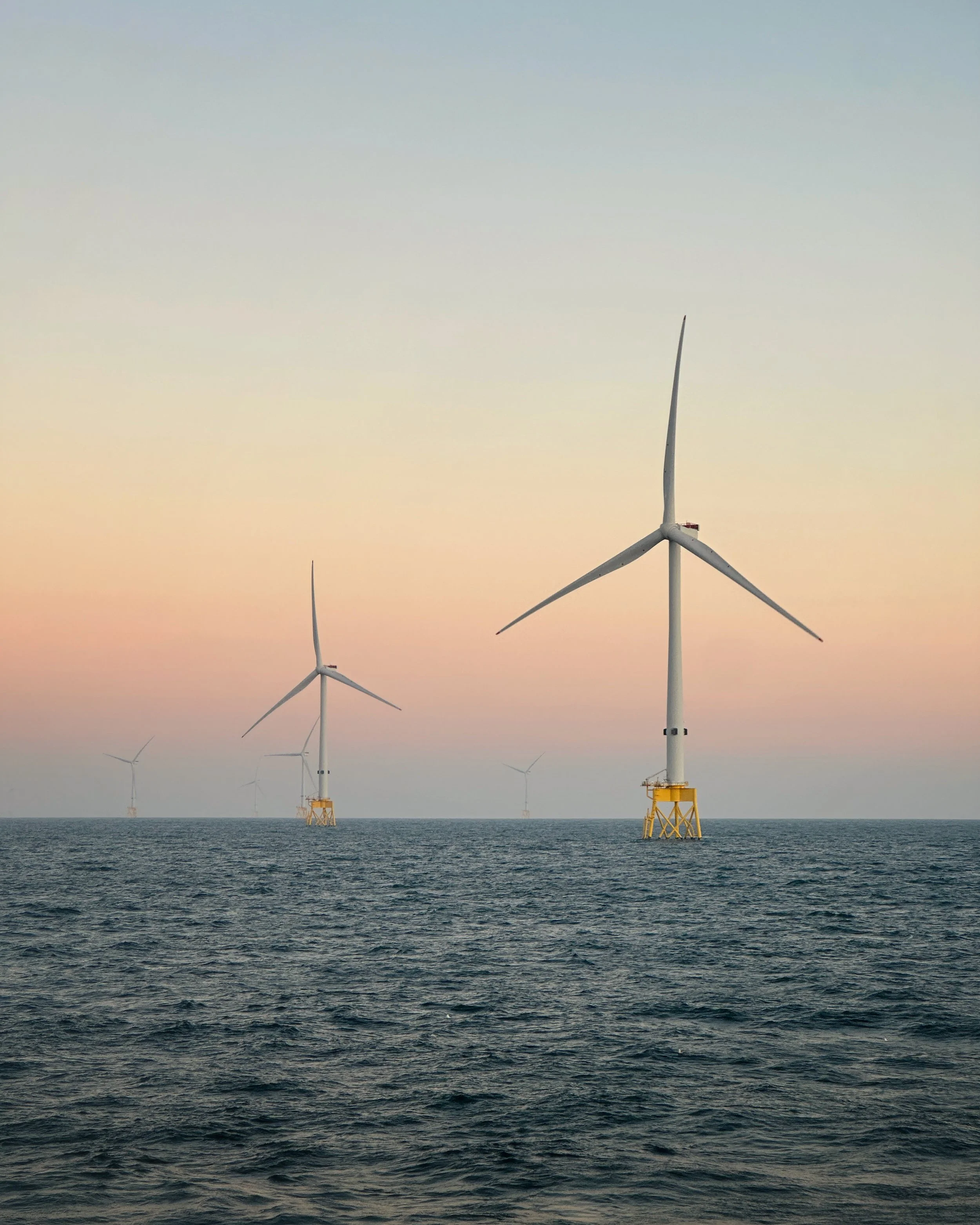 Wind Turbines at Sunset – North Sea