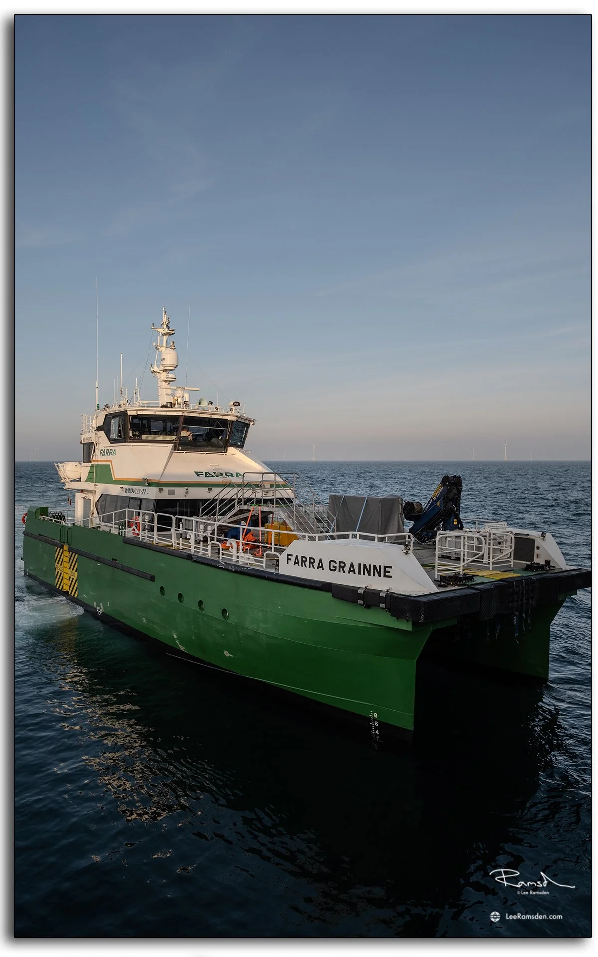 Crew Transfer Vessels in Offshore Wind: Farra Grainne at Work