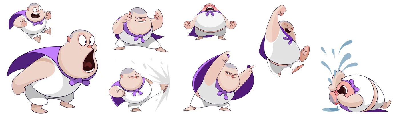 Backyard Battles - 'Gus' sticker set for PopJam app