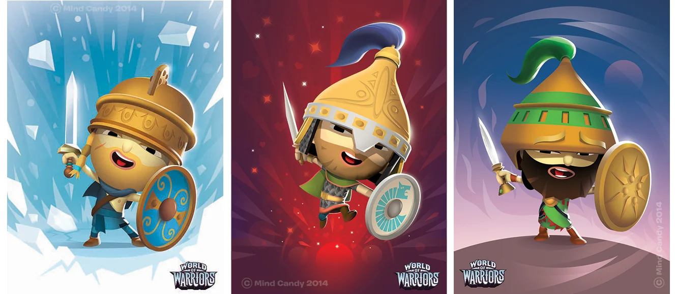 World of Warriors marketing art