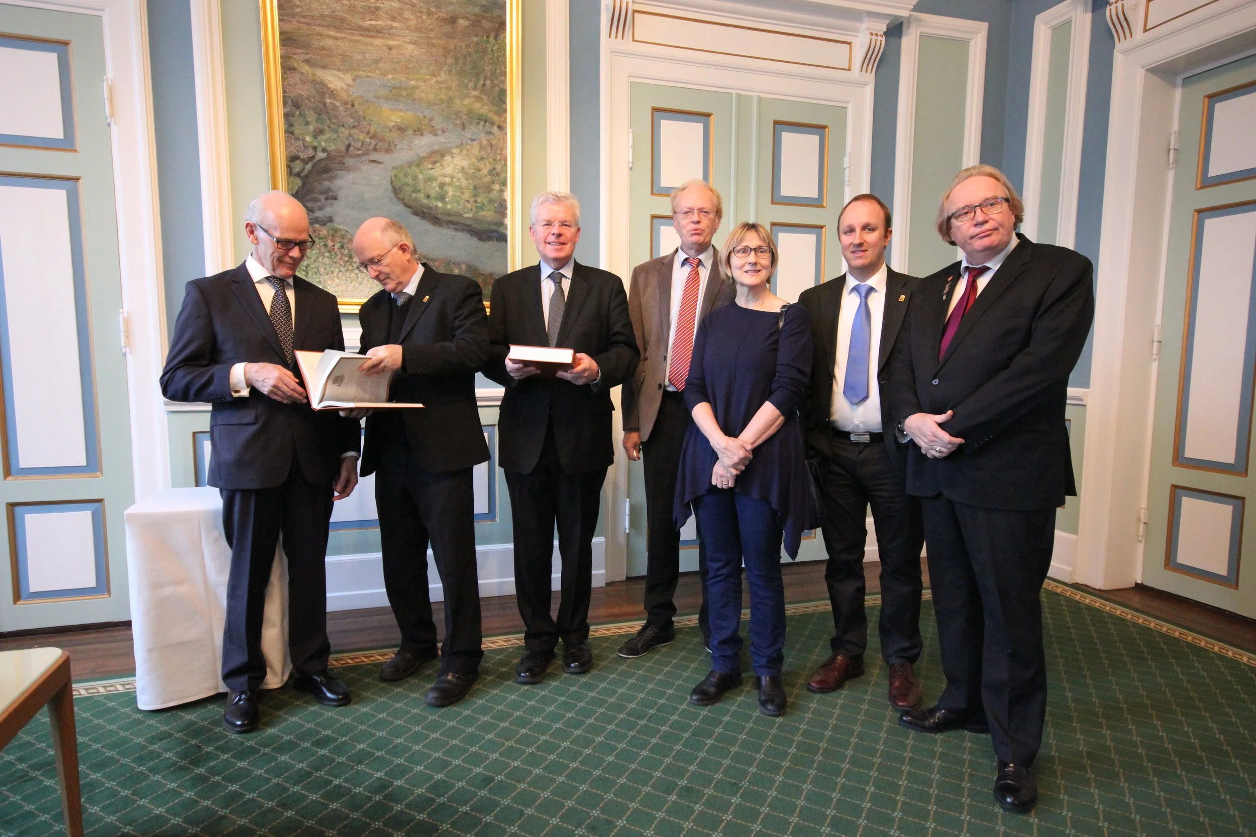 Visiting the Icelandic parliament in 2015. 
