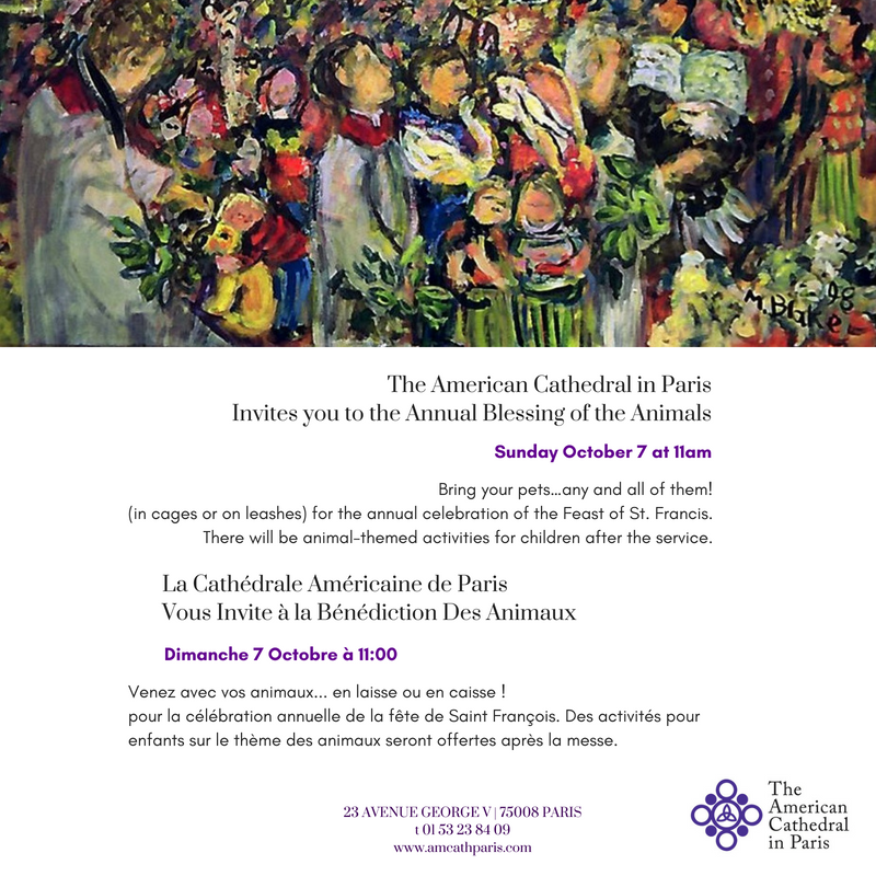The American Cathedral in ParisInvites you to the Annual Blessing of the Animals.png