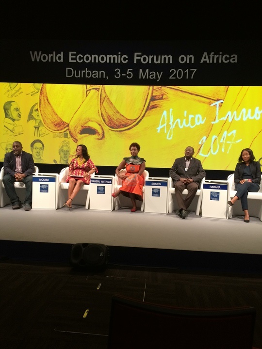 World Economic Forum, Durban, South Africa.