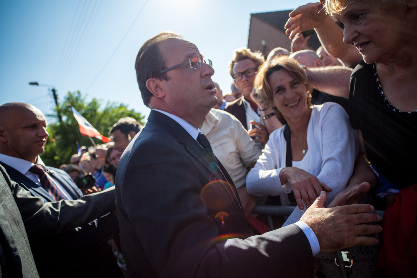  Reportage sur la venue de François Hollande, président de la république à Denain (59), pour promouvoir la réforme des rythmes scolaires dans une des villes les plus pauvres de France.  Publié sur le site de dailynord.fr 