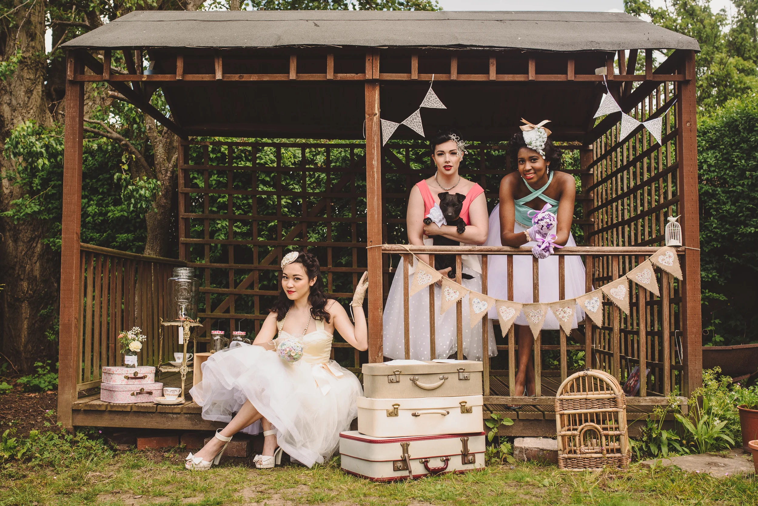 Whimsical wedding with a Rockabilly Riot!!