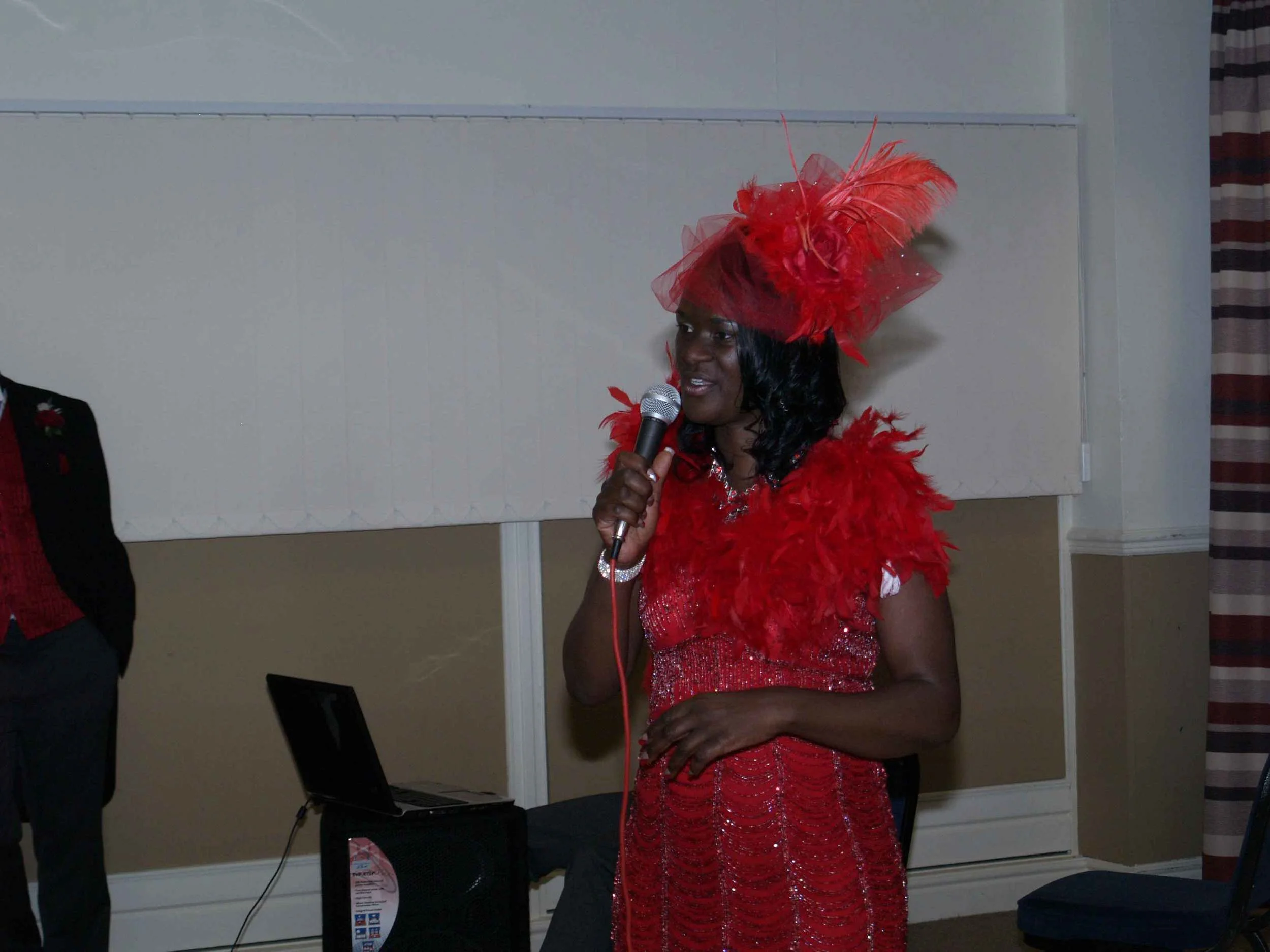 My mum giving her speech