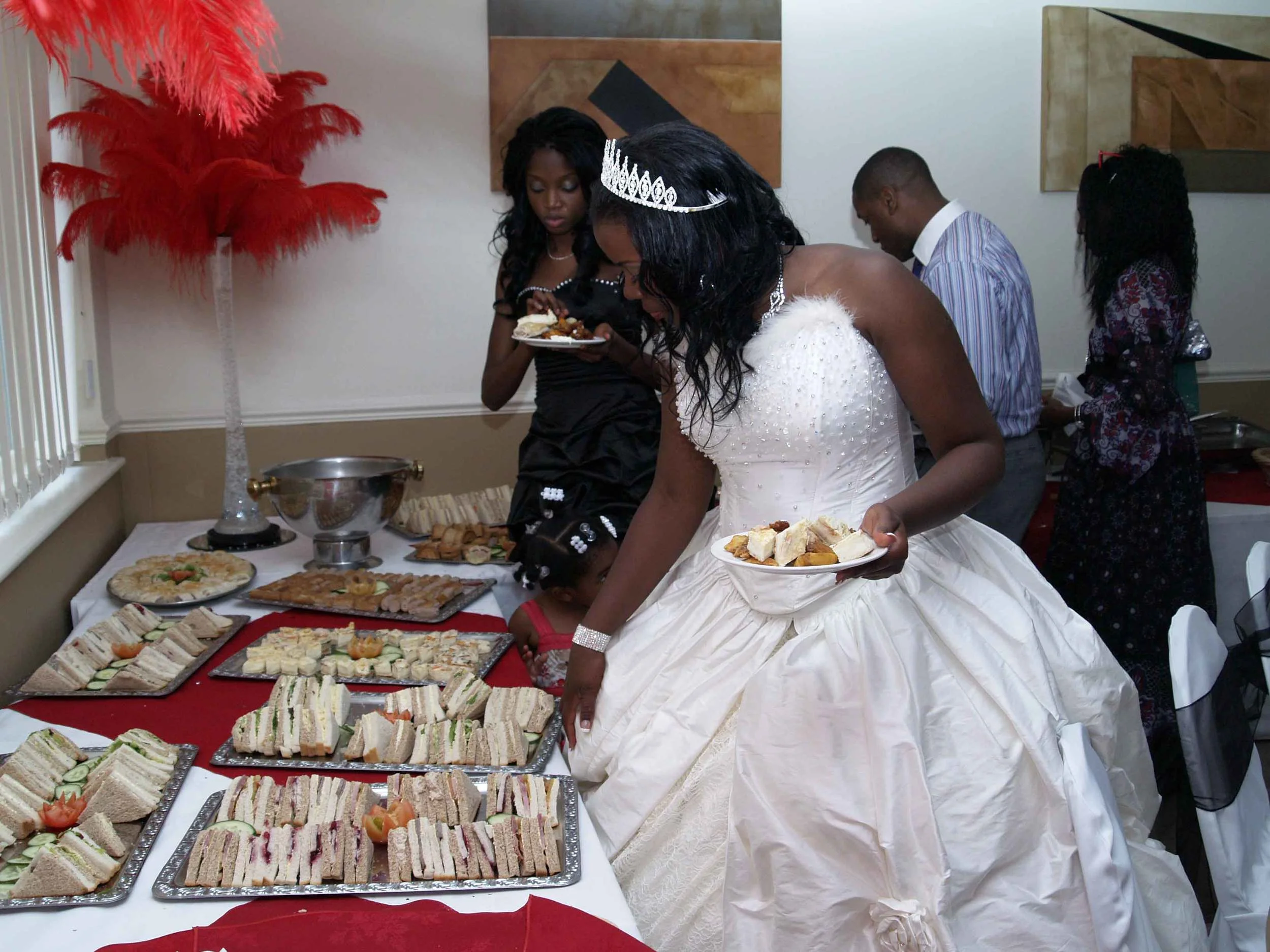 Then Began the evening buffet