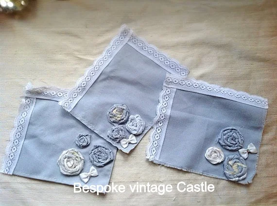 Something blue? Or any colour you like, we make silk and cotton handkerchiefs