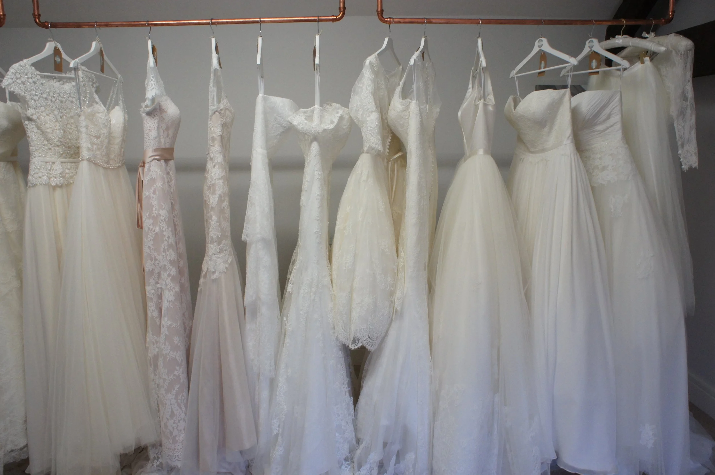 Just some of the gorgeous gowns from, KMR Bridal, Watters Woo, Louise Bentley Bridal & much more