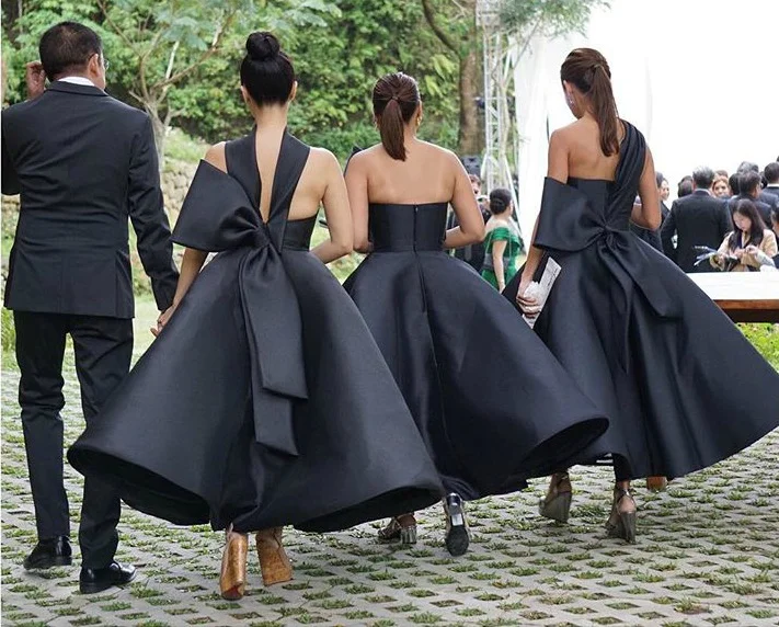 A Line Bridesmaids gowns from Luulla