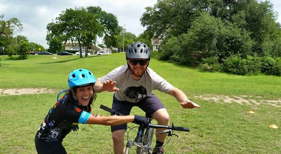 Learning to mountain bike better: in a grassy field?!?