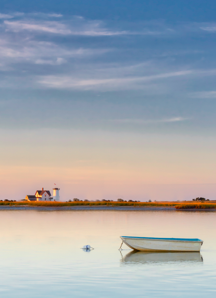 Sunrise at Stage Harbor Lighthouse, Cape Cod