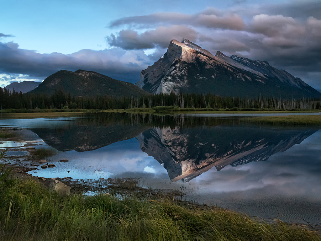 Mount Rundle from Vermillion Lake, Banff National Park