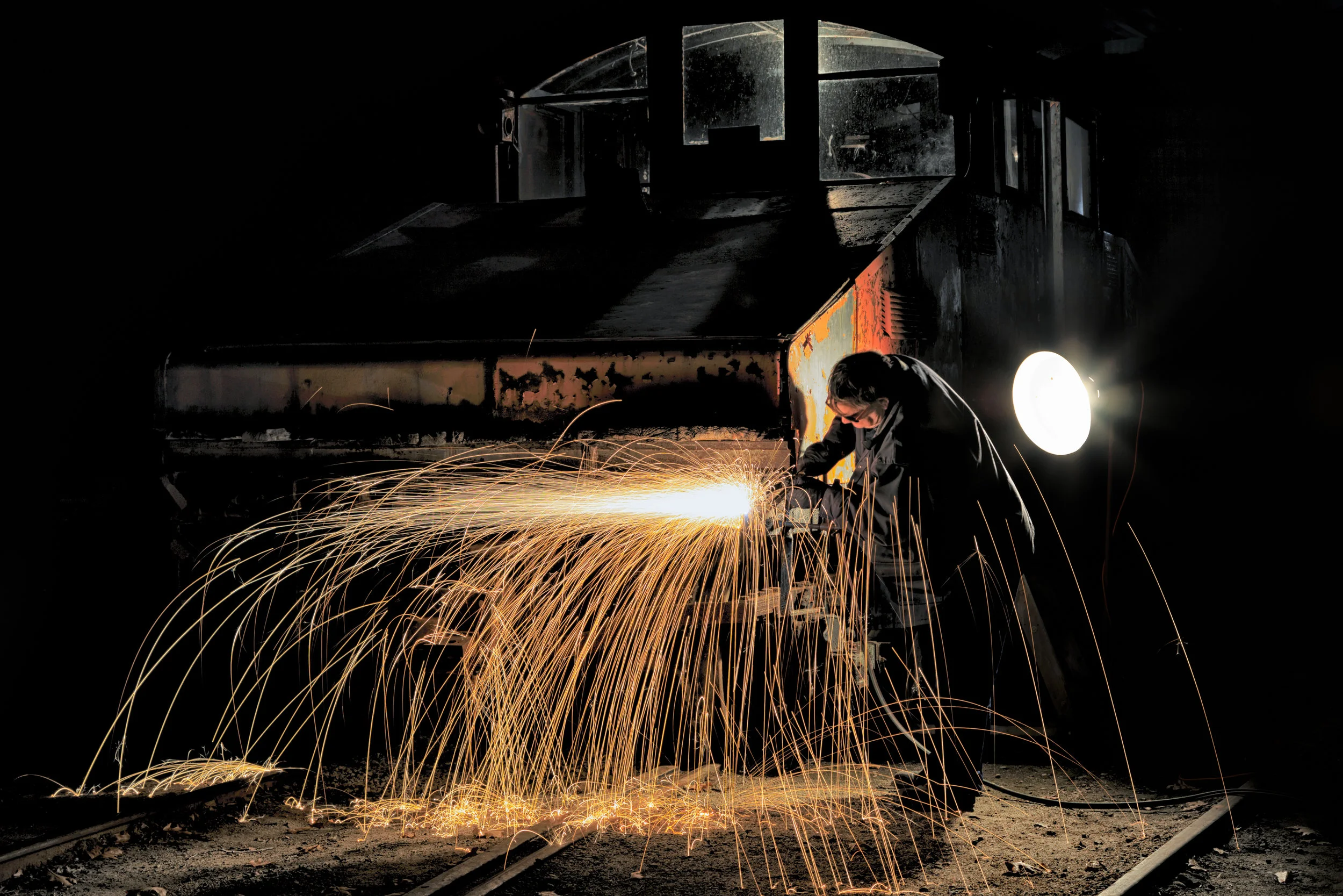 Night Shoot at the Seashore Trolley Museum