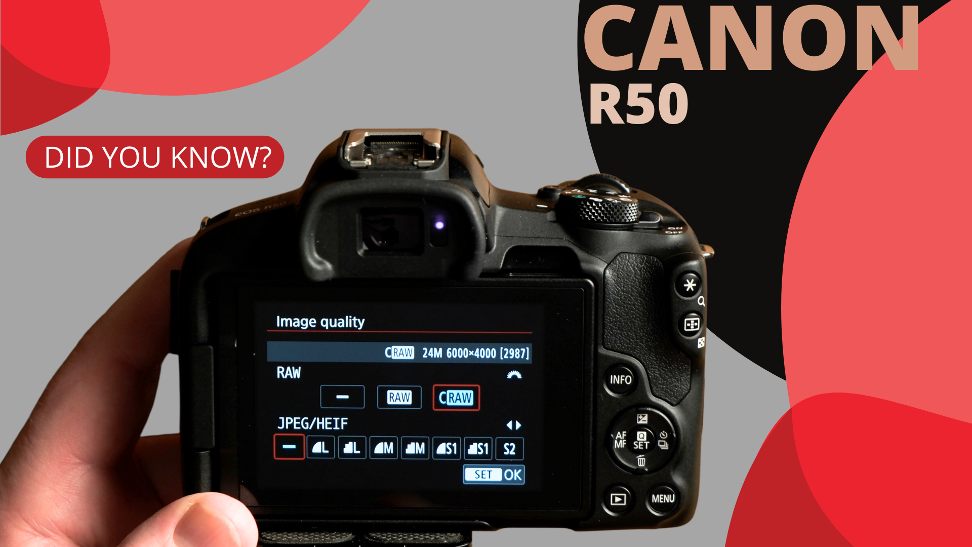 Discover the INSIDER Secrets for Setting up the Canon R50 Menu Settings