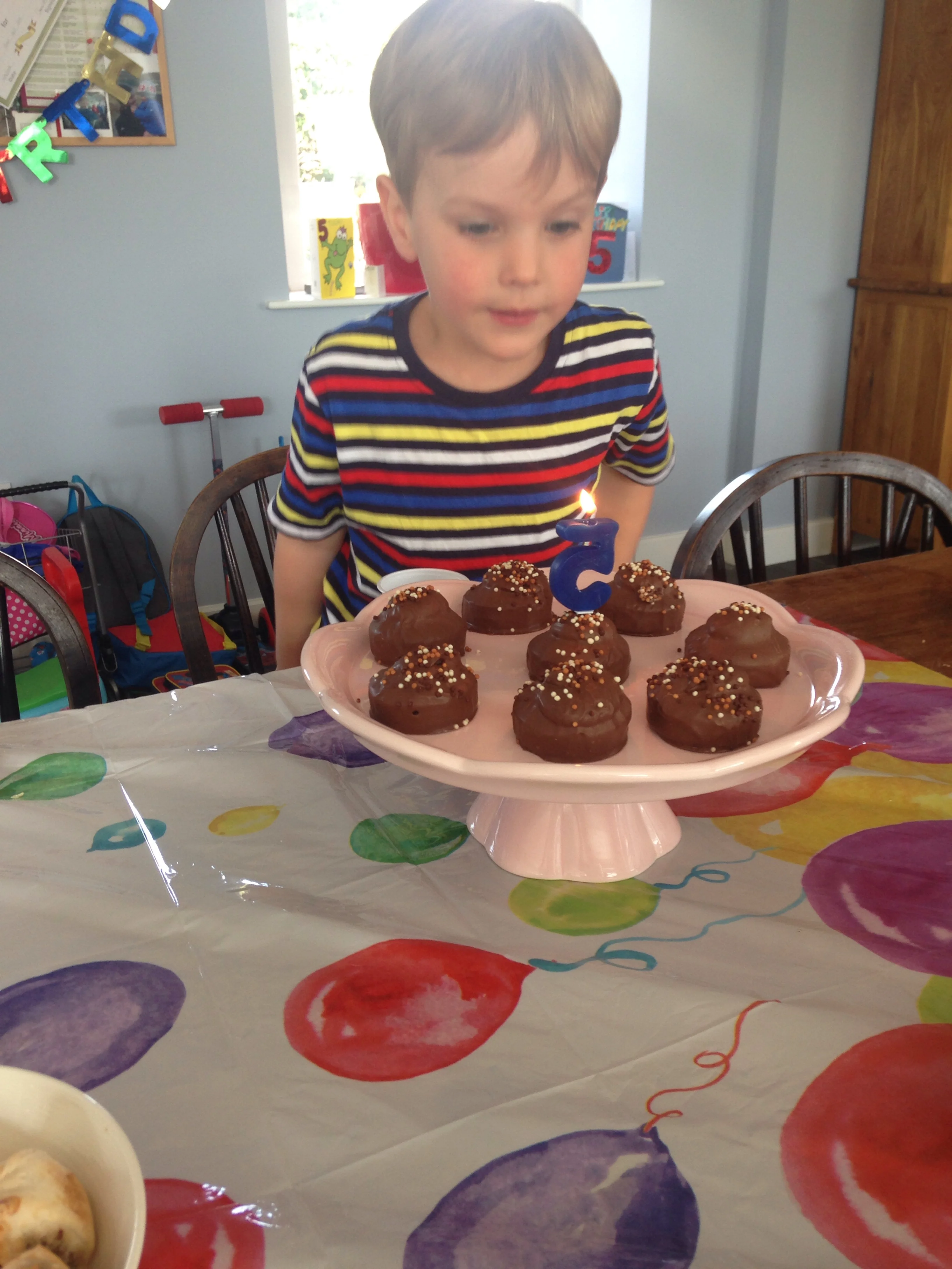 Shop bought individual chocolate bombs.