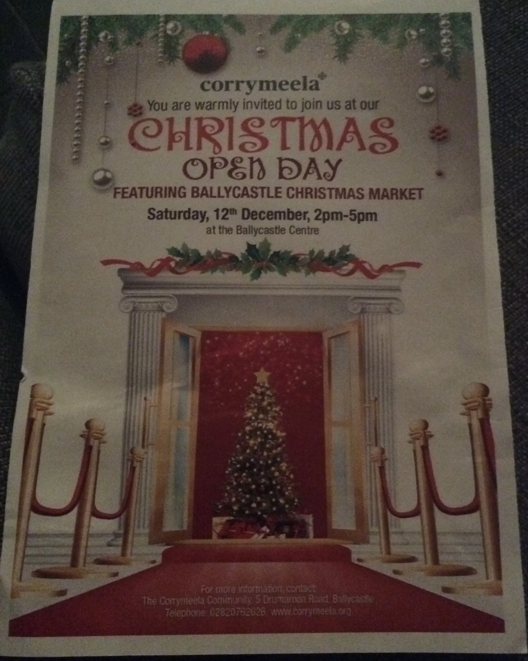 Corrymeela Christmas Open Day.