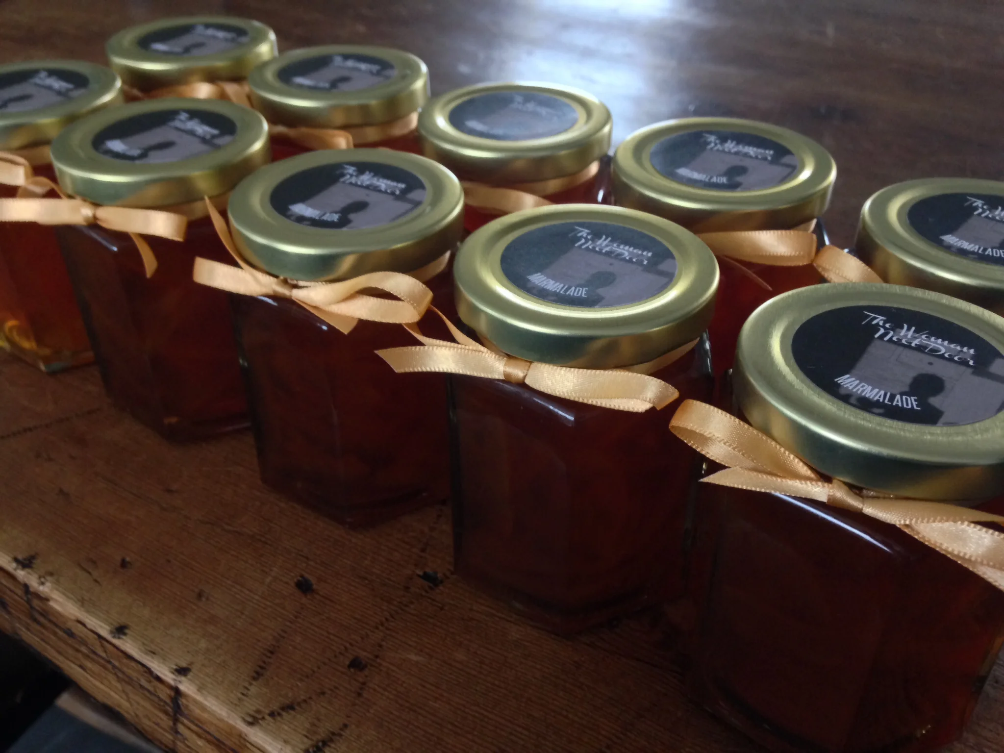 Marmalade all jarred & ready for sale.