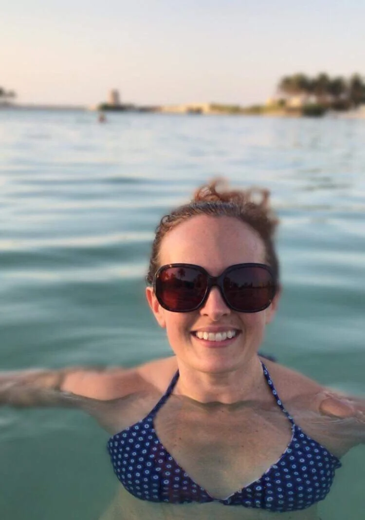 A slightly warmer sea than what I’m used to!