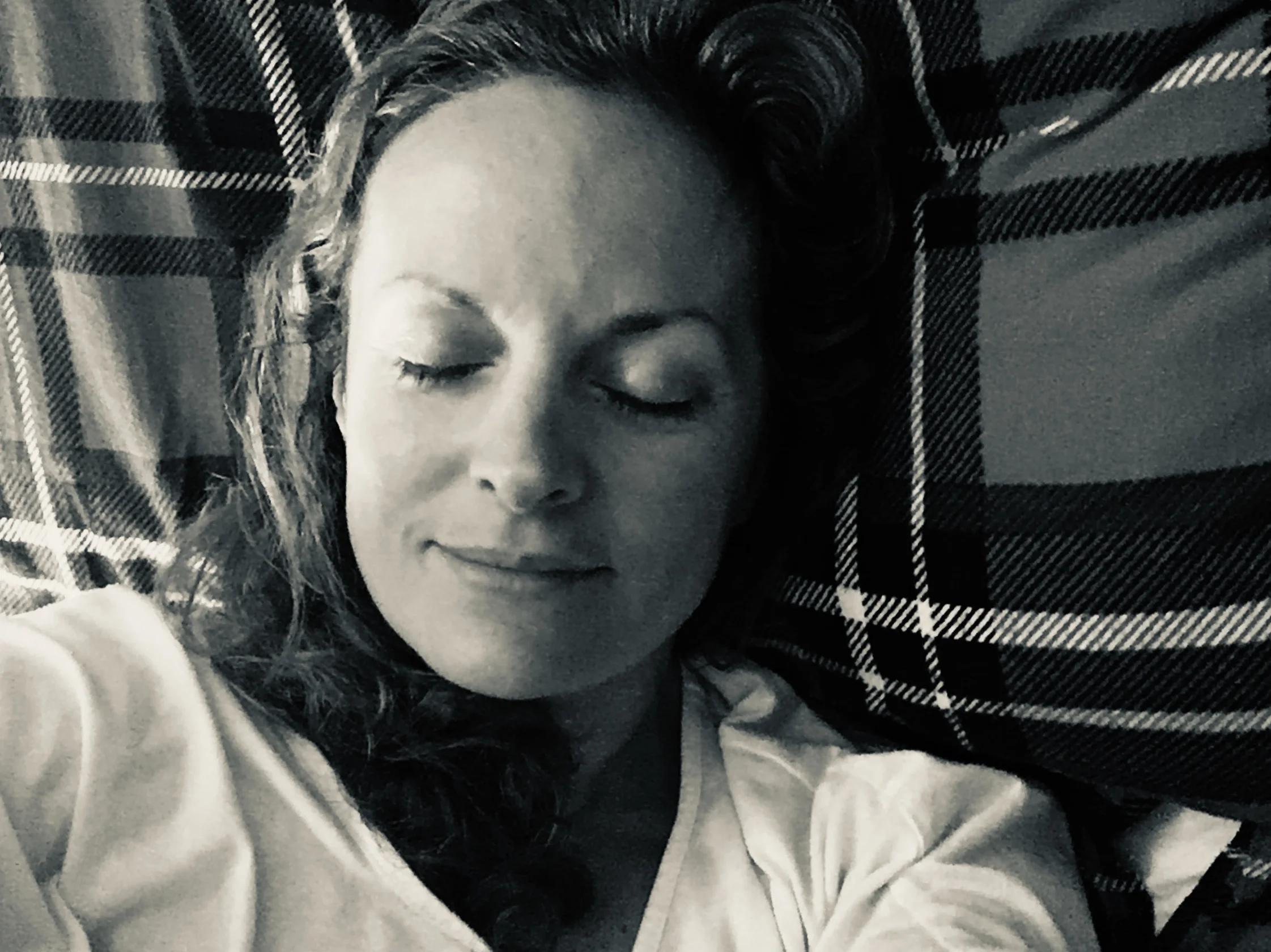 Pretending to sleep so I have a picture for the blog 🤣.