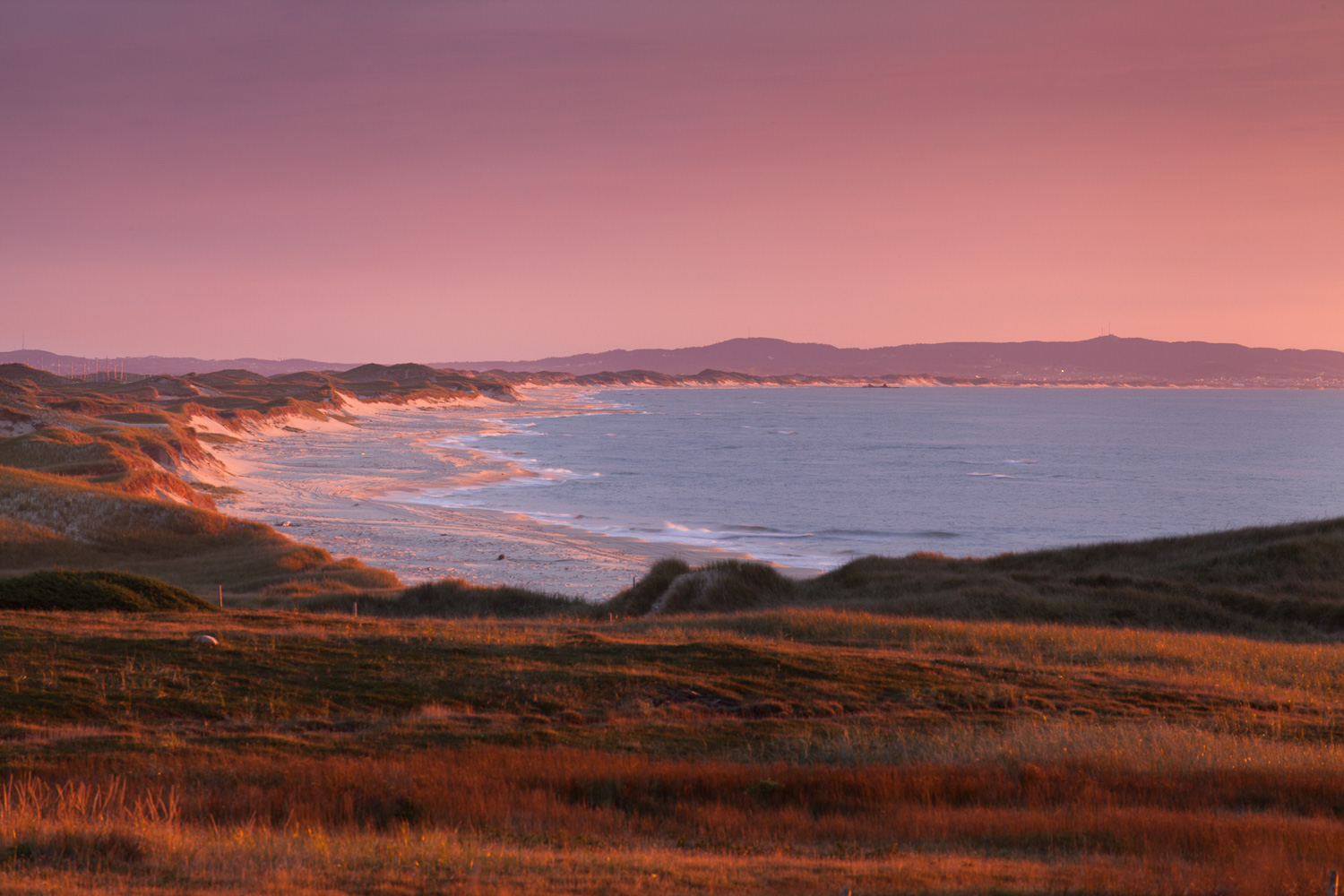 Landscape photo in the Magdalen Islands - view from Pointe-aux-Loups