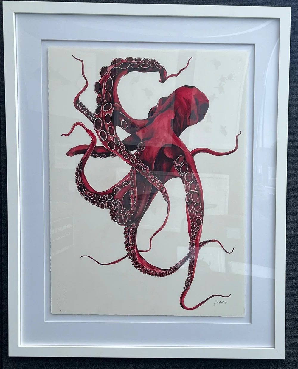 Red Octopus — Jackie Maloney Studio
