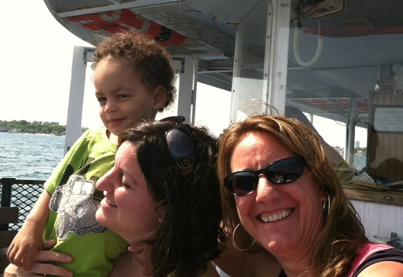 Sara, Lisa, Lucas on boat.jpg