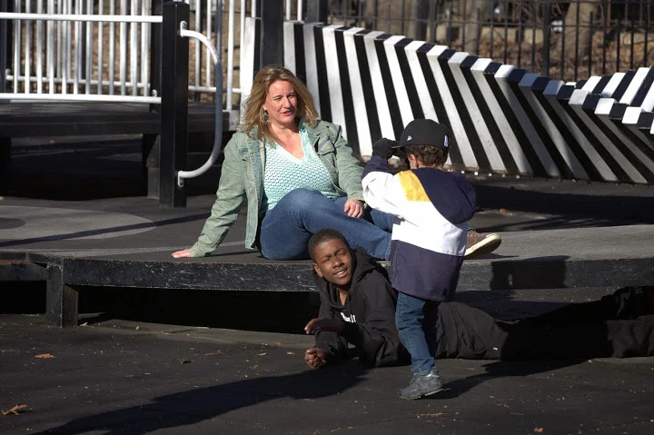 Sara, Lucas, Chazz on playground 1.jpg