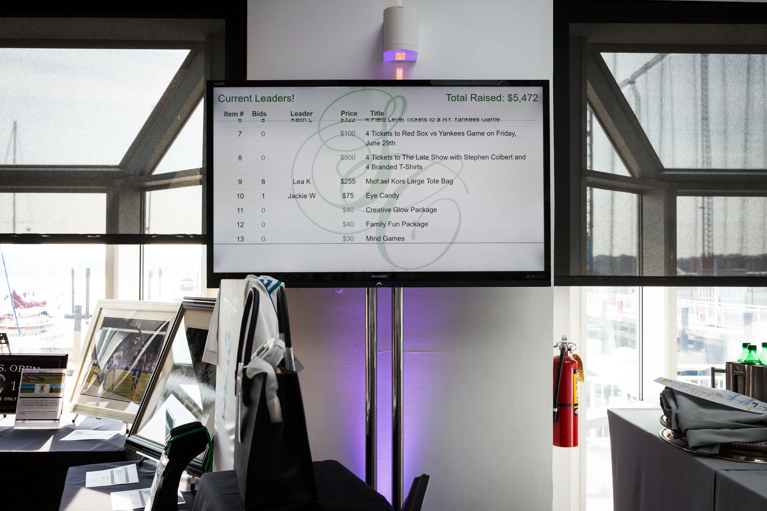 Silent Auction Leaderboard