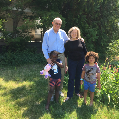 with Grandma & Grandpa