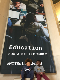 Family visit to MIT