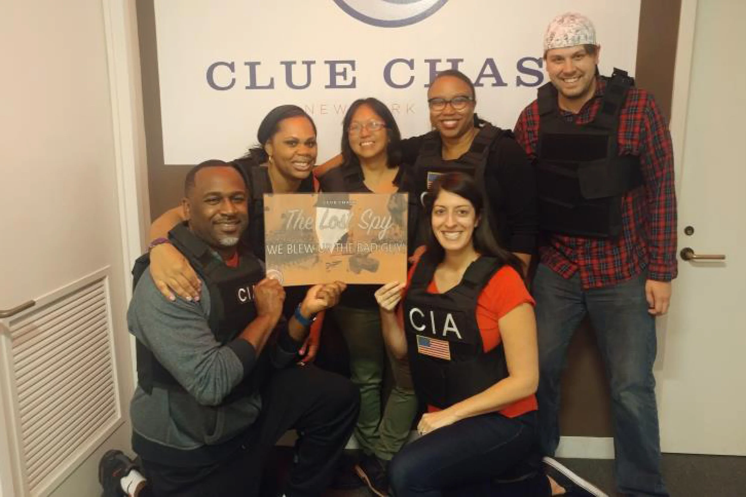 Clue Chase with friends & co-workers
