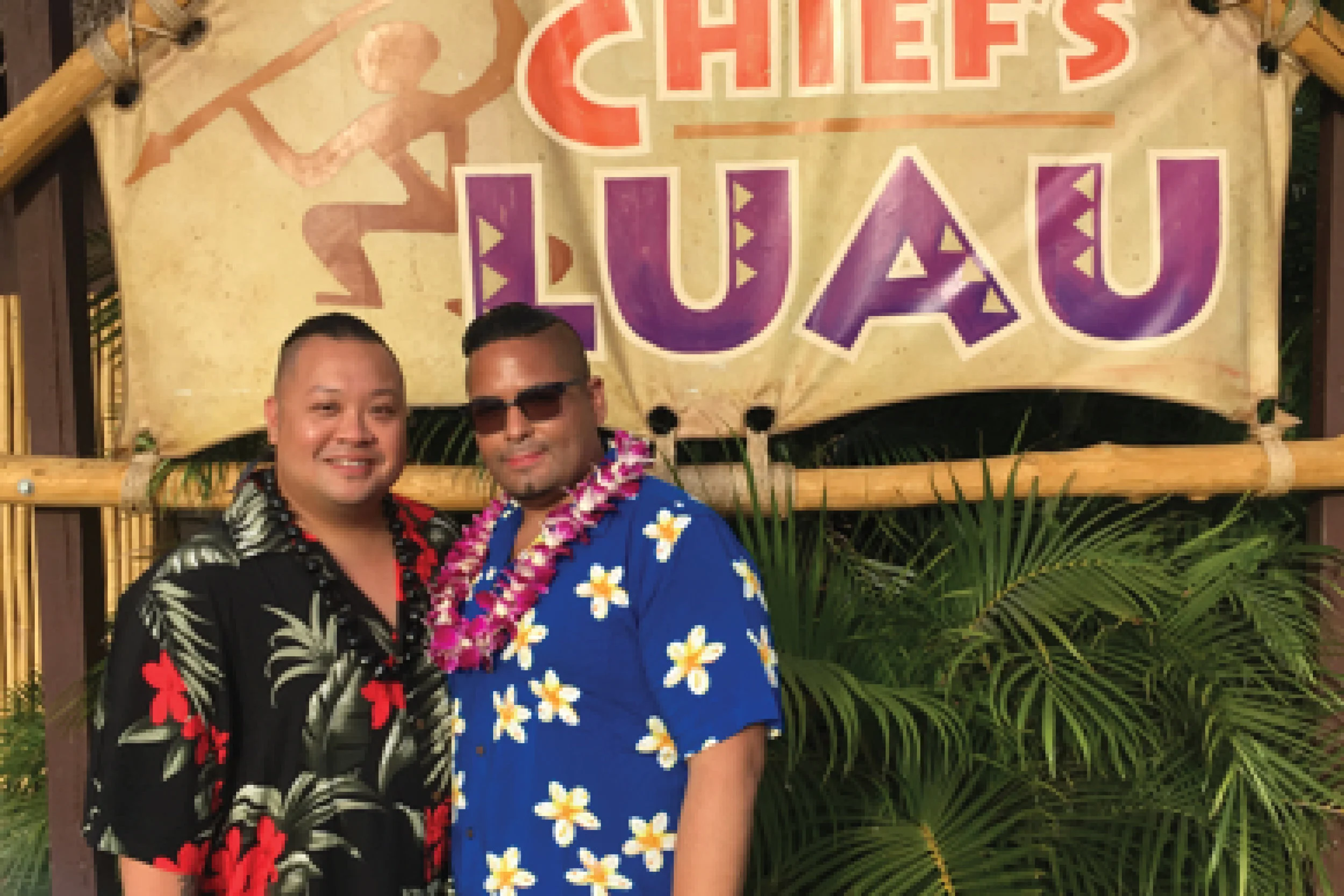 David & Neil at their favorite place, Hawaii!