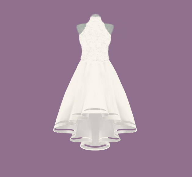 Custom Wedding Dress Illustration #3
