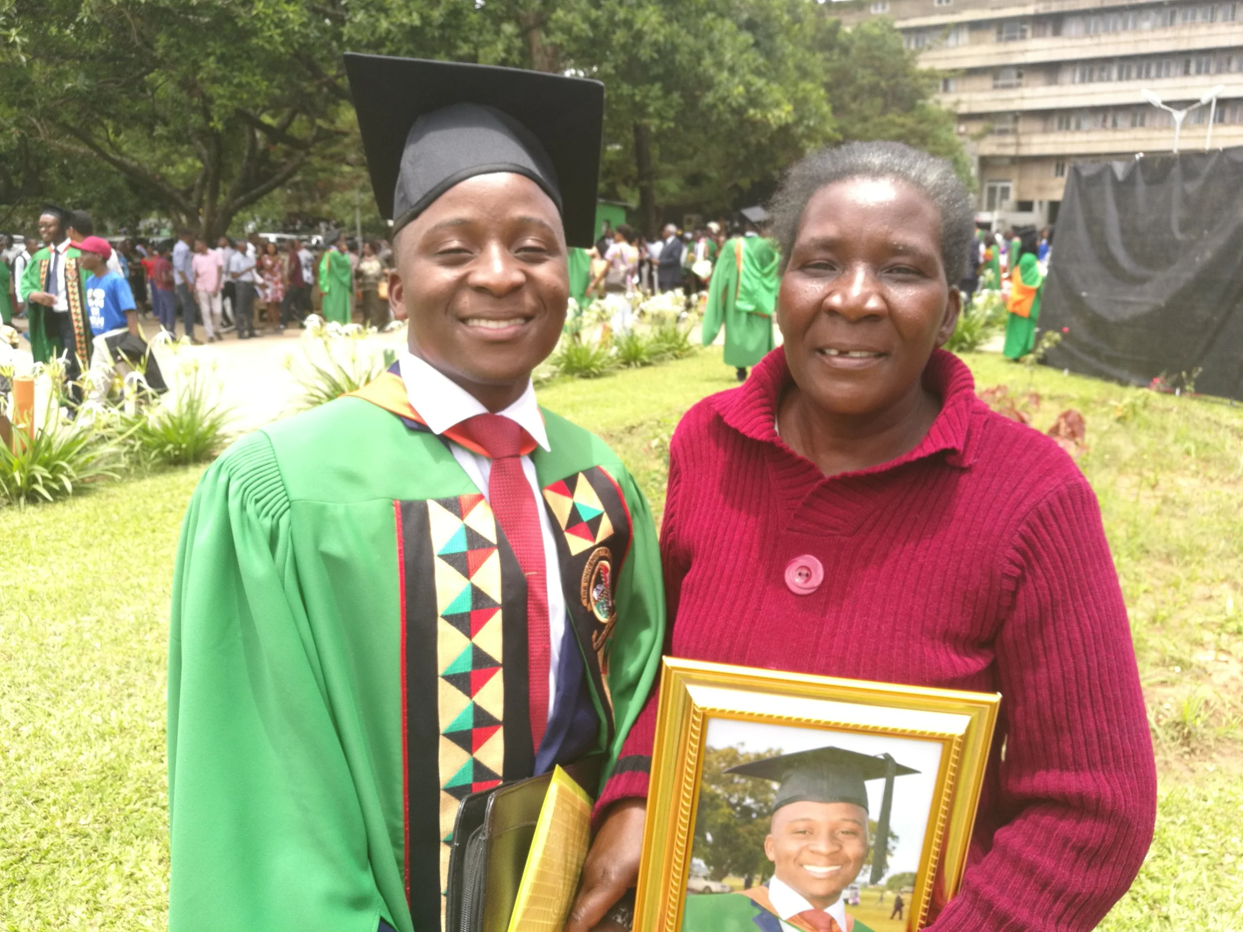 Thanks to scholarships provided each year by the Kings, in January, 2017, Smart graduated with BA in Demography with Economics from Zambia’s best university.