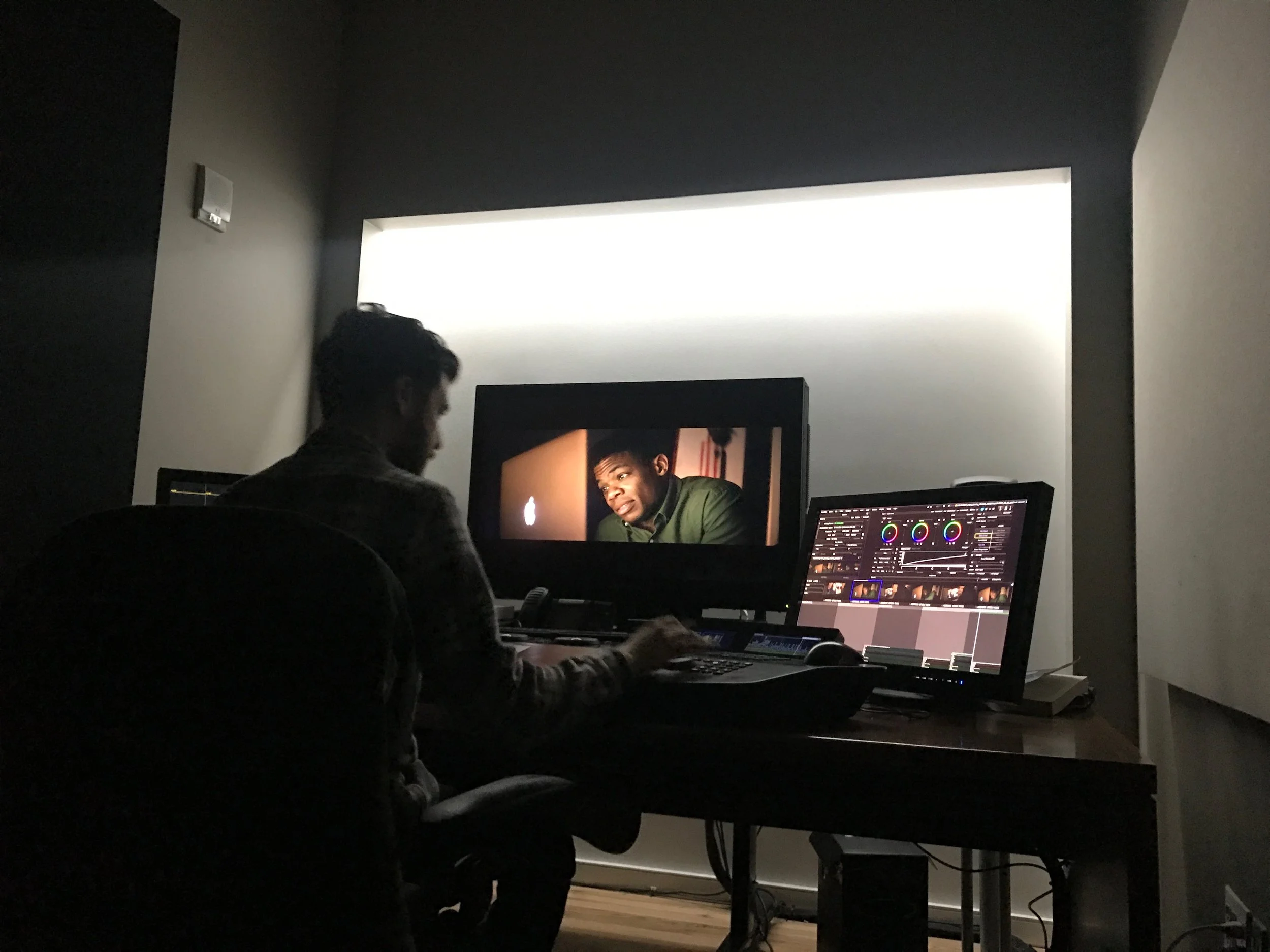 Color session at The Mill with colorist Mikey Rossiter
