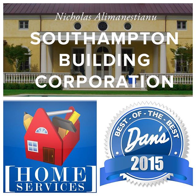 Thank you for nominating Southampton Building Corporation for @danspapers' Best of the Best Building Construction AND Contractor! Voting is now open. Please see the link in our profile and make sure to click the blue VOTE button at the bottom of each