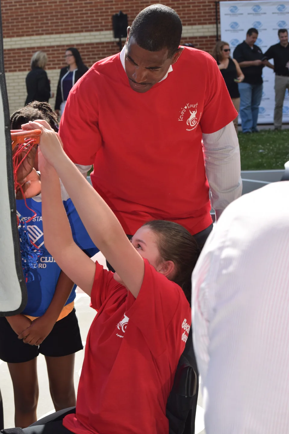 Kevin Ollie at "Net" hanging ceremony June 6, 2016 at the Boys & Girls Club of Hartford