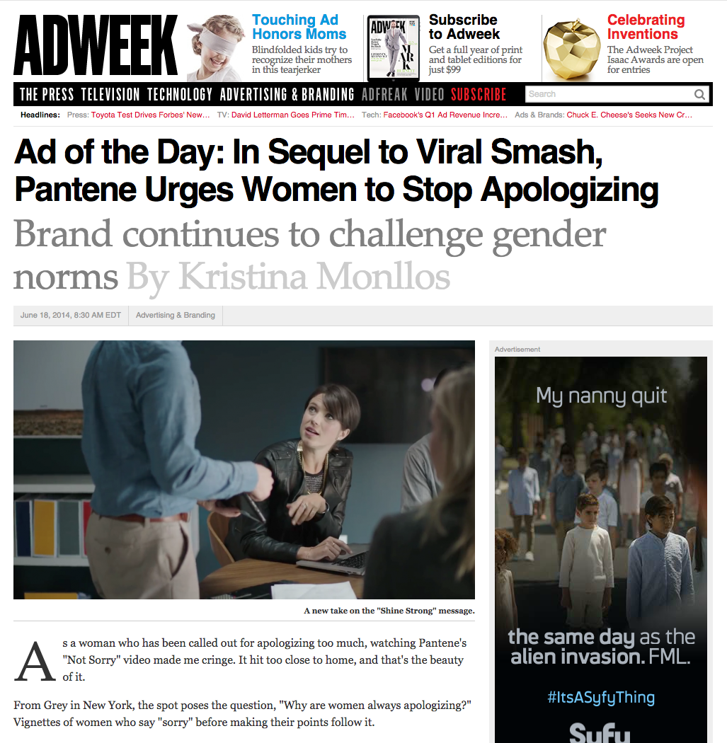 Adweek's Ad of the Day