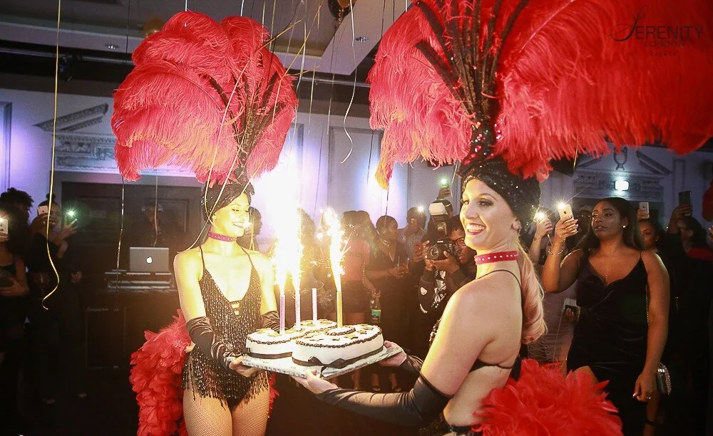 Las Vegas themed birthday celebration